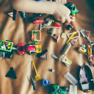 Green Red and Yellow Lego Blocks